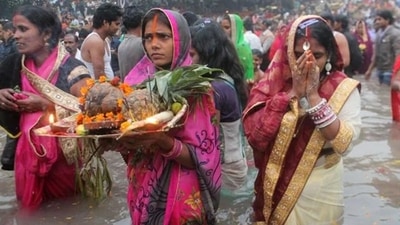 Chhath Puja 2021 (Parveen Kumar/HT Photo) Chhath Puja 2021 (Parveen Kumar/HT Photo)