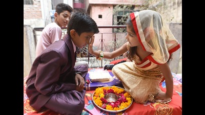 No one can argue that our festivals display a gender bias — the woman ties the rakhi, the woman fasts, the woman cooks the special meal (Sonu Mehta/HT PHOTO) No one can argue that our festivals display a gender bias — the woman ties the rakhi, the woman fasts, the woman cooks the special meal (Sonu Mehta/HT PHOTO)