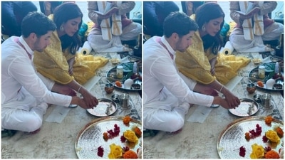 They conducted the Lakshmi puja rituals together. (Instagram/@priyankachopra) They conducted the Lakshmi puja rituals together. (Instagram/@priyankachopra)