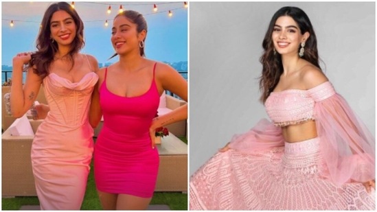 Janhvi Kapoor wished her sister Khushi Kapoor on Instagram. She wrote, "Happy Birthday to my whole entire life..."