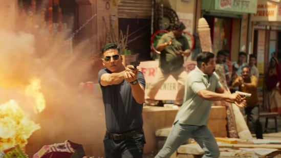 Sooryavanshi movie review: Akshay Kumar plays a DCP in the movie.