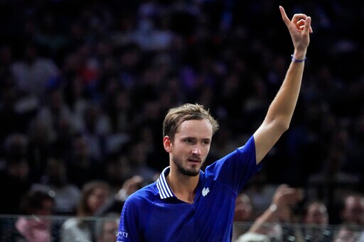 Daniil Medvedev of Russia (AP) Daniil Medvedev of Russia (AP)