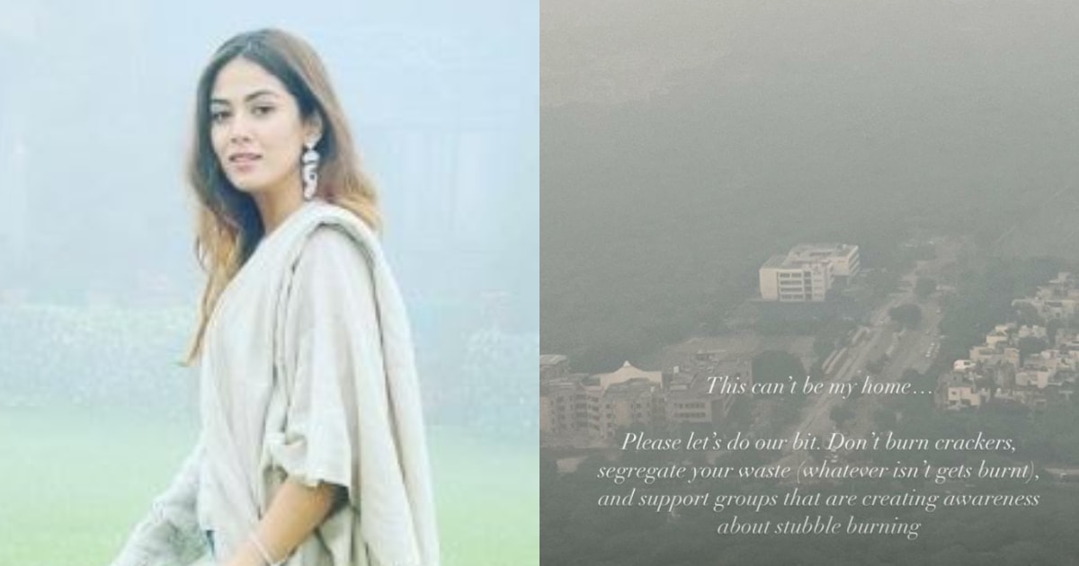Mira Rajput on the severe air quality in New Delhi. Mira Rajput on the severe air quality in New Delhi. 