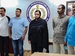 Kerala gold smuggling case accused Swapna Suresh after she was arrested by the NIA in on July 11, 2020. (File photo)