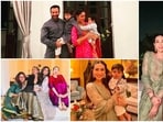 The Kapoors and the Khans came under one roof to celebrate Diwali with great pomp and grandeur. The Bollywood beauties Bebo and Lolo wore traditional outfits and flooded their Instagram handles with their celebration pictures.(Instagram)