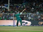 Pakistan's Asif Ali hits a six during the Cricket Twenty20 World Cup match. (Image for representation(AP) Pakistan's Asif Ali hits a six during the Cricket Twenty20 World Cup match. (Image for representation(AP)