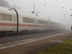 An ICE high-speed train is seen at the train station of Seubersdorf, southern Germany after several people were wounded in a knife attack on the train.(AFP) An ICE high-speed train is seen at the train station of Seubersdorf, southern Germany after several people were wounded in a knife attack on the train.(AFP)