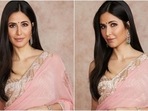 Katrina Kaif's blush pink saree is the quintessential festive look, fan calls her Queen of million hearts Katrina Kaif's blush pink saree is the quintessential festive look, fan calls her Queen of million hearts