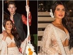 Priyanka Chopra glows like patakha in white lehenga with kurta-clad Nick Jonas: Pics and video Priyanka Chopra glows like patakha in white lehenga with kurta-clad Nick Jonas: Pics and video