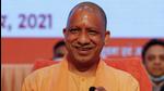 UP CM Yogi Adityanath addresses a press conference in Lucknow, India, Sunday, Sept. 19, 2021. (AP Photo/Rajesh Kumar Singh) (AP) UP CM Yogi Adityanath addresses a press conference in Lucknow, India, Sunday, Sept. 19, 2021. (AP Photo/Rajesh Kumar Singh) (AP)