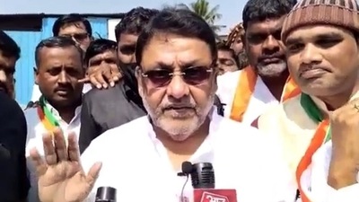 The BJP on Saturday claimed the entire narrative involving KP Gosavi, Sam D'Souza, Prabhakar Sail is a conspiracy of Nawab Malik. (HT_PRINT) The BJP on Saturday claimed the entire narrative involving KP Gosavi, Sam D'Souza, Prabhakar Sail is a conspiracy of Nawab Malik. (HT_PRINT)