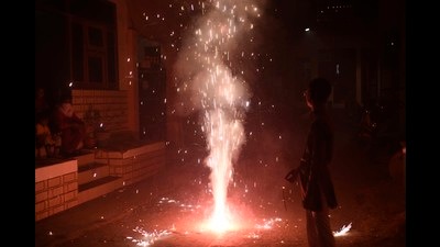 Over 200 people were injured by crackers in Lucknow during Diwali and the day after. (For representation purpose)