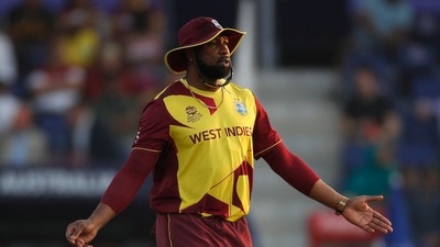 West Indies' Kieron Pollard (REUTERS)