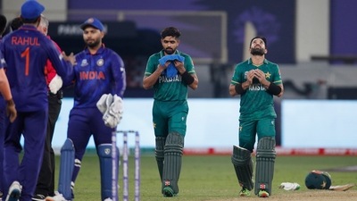 India v Pakistan - Dubai International Stadium, Dubai, United Arab Emirates (REUTERS)