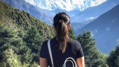 Parineeti Chopra has been sharing a bunch of photos from the mountains. Parineeti Chopra has been sharing a bunch of photos from the mountains.