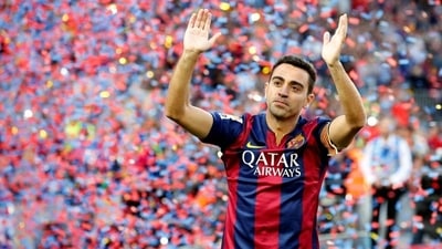 FILE PHOTO: Barcelona's Xavi Hernandez (REUTERS)