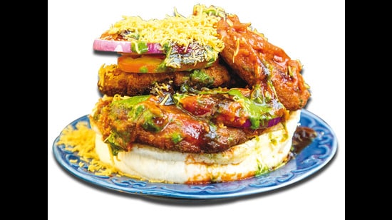 Sonal learnt about this unique Indian-ish burger chaat on a trip to Amritsar (Anshika Varma for Tiffin (Roli Books))