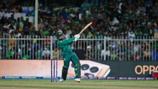 Pakistan's Asif Ali hits a six during the Cricket Twenty20 World Cup match. (Image for representation (AP)