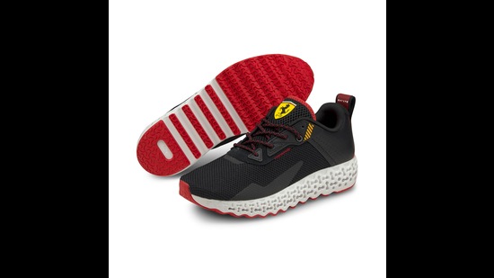 They have a lightweight leather upper and a cushioned white heel with a trendy red sole and back flap They have a lightweight leather upper and a cushioned white heel with a trendy red sole and back flap