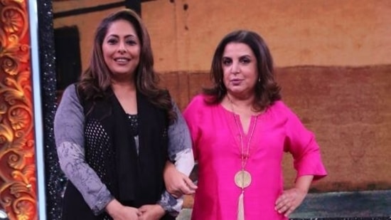 Geeta Kapur visited sets of Farah Khan's show, Zee Comedy Show.&nbsp;