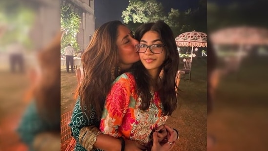 Kareena Kapoor Khan gives a warm hug to her niece Samiera Kapoor and calls her "Lolo’s baby girl’s forever."(Instagram/@kareenakapoorkhan)