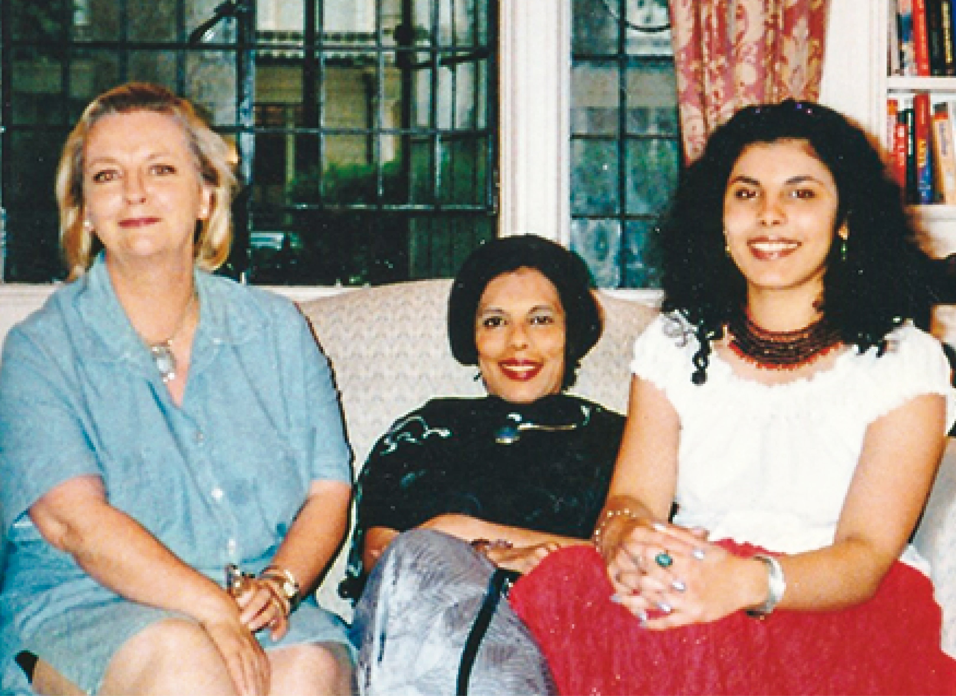 With family friend Susie Partridge, and her mother Minnie in Paddington on a trip With family friend Susie Partridge, and her mother Minnie in Paddington on a trip