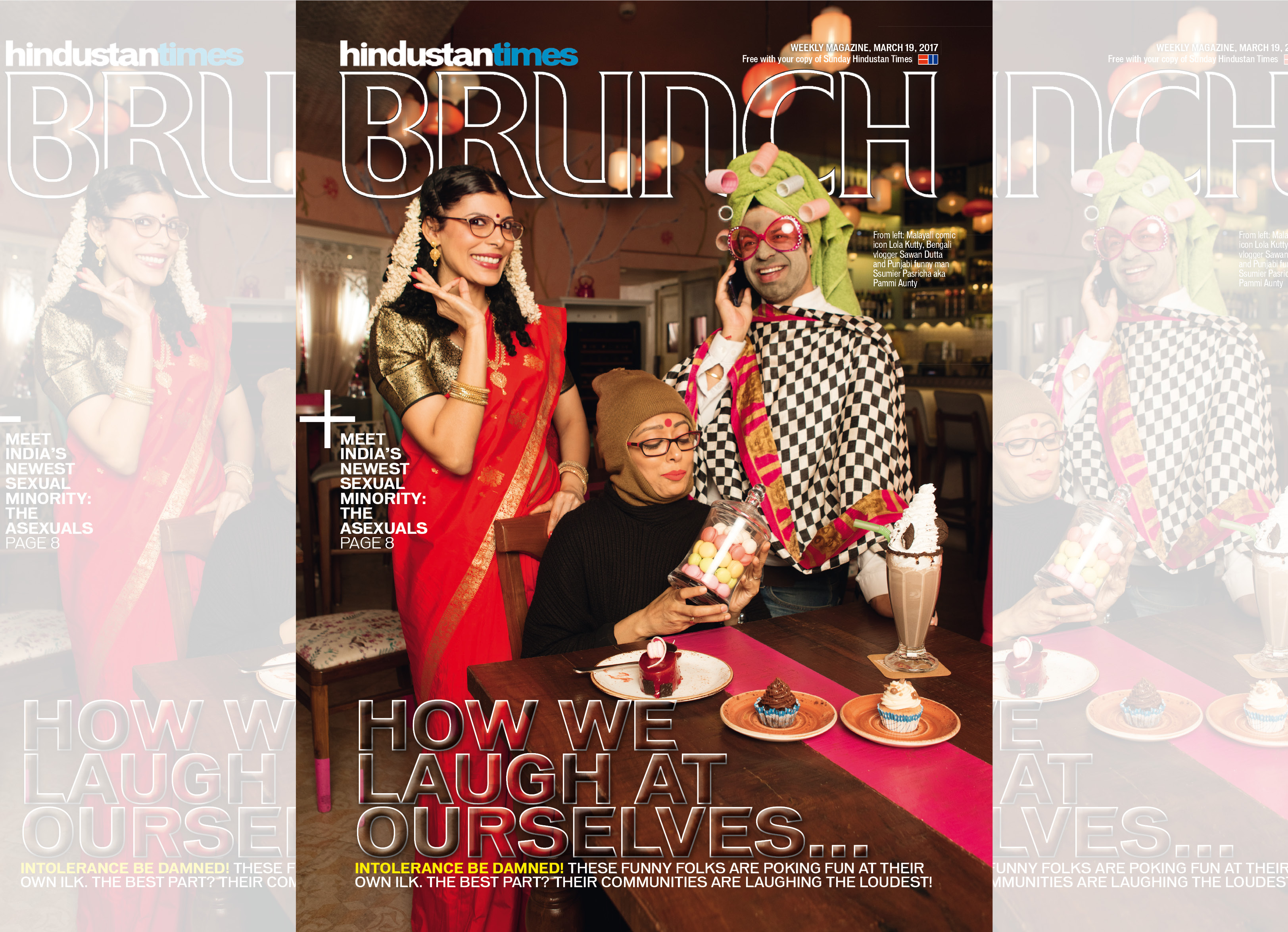 Anuradha was on the Brunch cover as Lola Kutty in 2017, talking about how it’s cool for comedians to poke fun at their own cultures Anuradha was on the Brunch cover as Lola Kutty in 2017, talking about how it’s cool for comedians to poke fun at their own cultures
