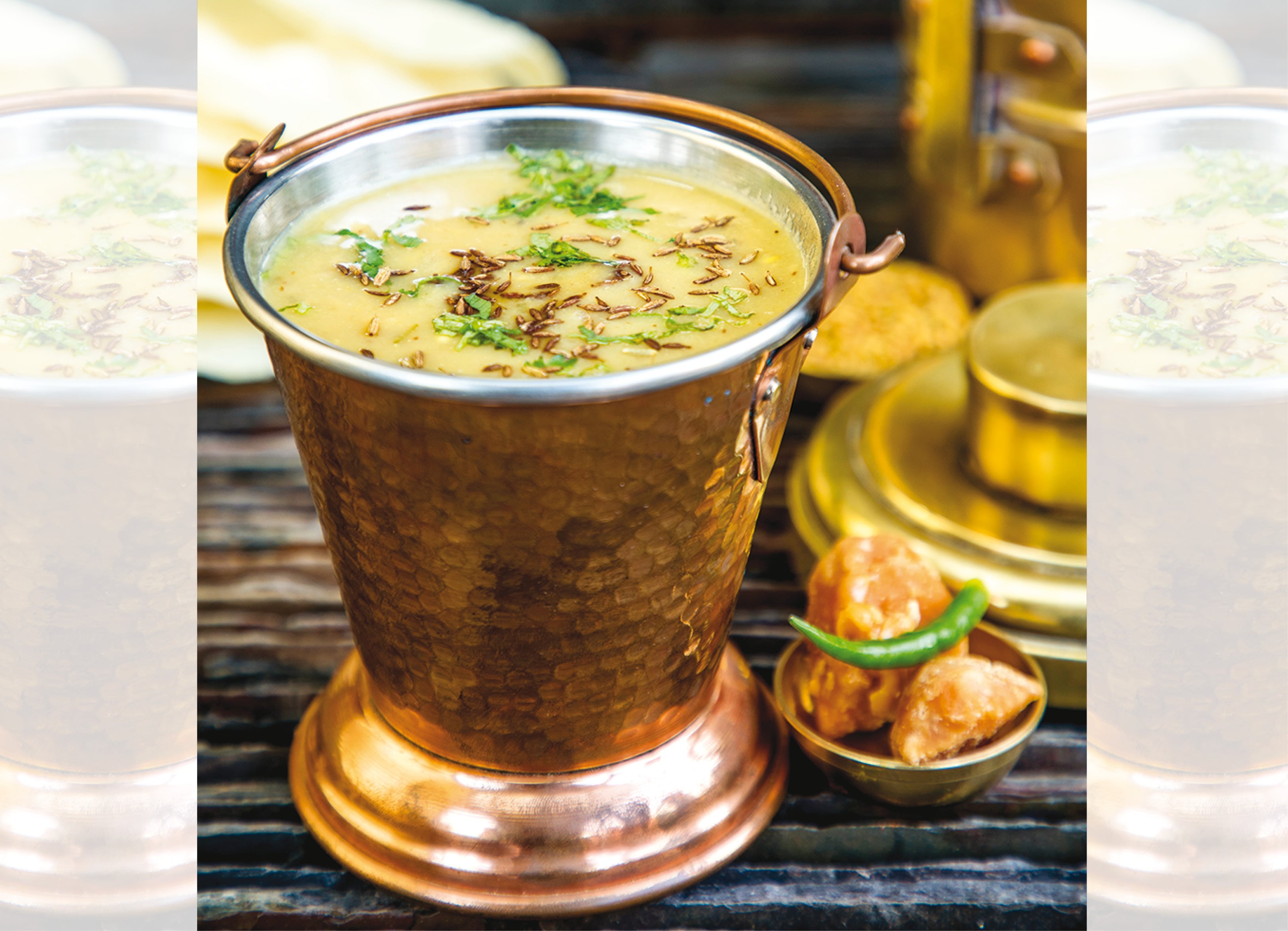 The popular Malwa Kadhi is inspired by the two states that the Malwa region encompasses, Rajasthan and Madhya Pradesh (Anshika Varma for Tiffin (Roli Books))