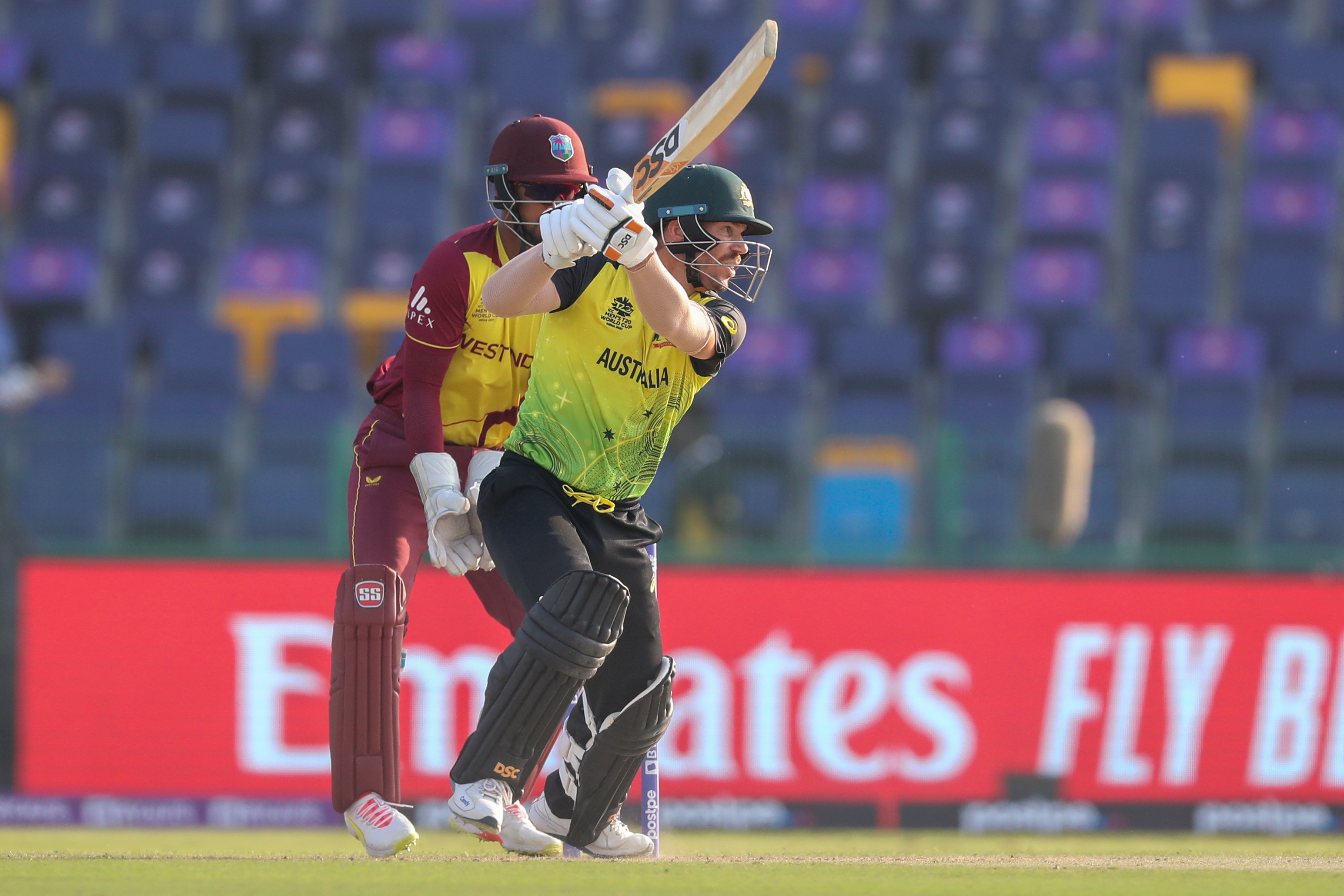 David Warner in action (AP) David Warner in action (AP)