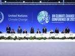 World leaders pose for a picture during COP26 in Glasgow, Scotland, Britain earlier this week. (File Photo / REUTERS) World leaders pose for a picture during COP26 in Glasgow, Scotland, Britain earlier this week. (File Photo / REUTERS)