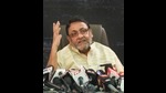 Maharashtra Minister Nawab Malik addresses a press conference at Kurla in Mumbai on Sunday. (PTI) Maharashtra Minister Nawab Malik addresses a press conference at Kurla in Mumbai on Sunday. (PTI)