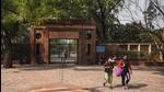 Students outside Delhi University. (Amal KS/HT Photo) Students outside Delhi University. (Amal KS/HT Photo)