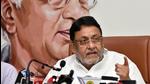 NCP minister Nawab Malik alleged that Mohit Kamboj Bhartiya was part of a “private army” operated by Sameer Wankhede of the NCB. (Deepak Salvi) NCP minister Nawab Malik alleged that Mohit Kamboj Bhartiya was part of a “private army” operated by Sameer Wankhede of the NCB. (Deepak Salvi)