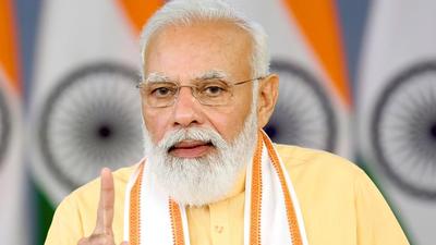 BJP leaders expressed gratitude towards the PM at the NEC meet for his foresight and efforts to bring the country back on track after the pandemic. (ANI Photo) BJP leaders expressed gratitude towards the PM at the NEC meet for his foresight and efforts to bring the country back on track after the pandemic. (ANI Photo)