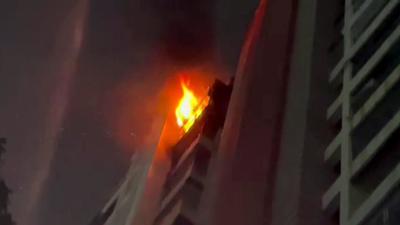 Water was supplied to the firefighting system only for the first few minutes. Once the pressure ran out, the firefighting system at Hansa Heritage building in Kandivli did not work, said Mumbai Fire Brigade. The authorities will issue a notice to the building. (ANI FILE) Water was supplied to the firefighting system only for the first few minutes. Once the pressure ran out, the firefighting system at Hansa Heritage building in Kandivli did not work, said Mumbai Fire Brigade. The authorities will issue a notice to the building. (ANI FILE)
