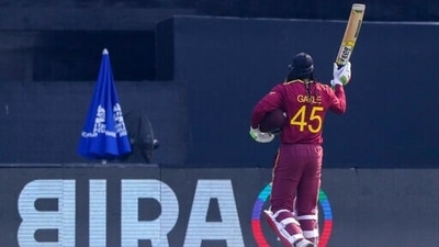 West Indies' Chris Gayle waves as he walks from the field during the Cricket Twenty20 World Cup match between Australia and the West Indies in Abu Dhabi (AP) West Indies' Chris Gayle waves as he walks from the field during the Cricket Twenty20 World Cup match between Australia and the West Indies in Abu Dhabi (AP)
