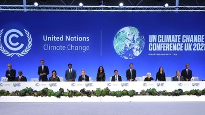 World leaders pose for a picture during COP26 in Glasgow, Scotland, Britain earlier this week. (File Photo / REUTERS) World leaders pose for a picture during COP26 in Glasgow, Scotland, Britain earlier this week. (File Photo / REUTERS)