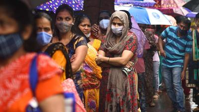 For the past few months, Maharashtra has seen a downward trend in the number of new infections. (Satish Bate/HT PHOTO) For the past few months, Maharashtra has seen a downward trend in the number of new infections. (Satish Bate/HT PHOTO)