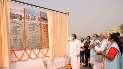 Vice President M Venkaiah Naidu and Bihar Chief Minister Nitish Kumar during inauguration of various development works at the convocation of Dr Rajendra Prasad Central Agricultural University, Pusa, at its Piprakothi campus in Motihari in Bihar’s East Champaran district. (Santosh Kumar/HT Photo) Vice President M Venkaiah Naidu and Bihar Chief Minister Nitish Kumar during inauguration of various development works at the convocation of Dr Rajendra Prasad Central Agricultural University, Pusa, at its Piprakothi campus in Motihari in Bihar’s East Champaran district. (Santosh Kumar/HT Photo)