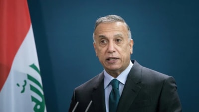 File photo: Iraqi prime minister Mustafa al-Kadhimi. (REUTERS) File photo: Iraqi prime minister Mustafa al-Kadhimi. (REUTERS)