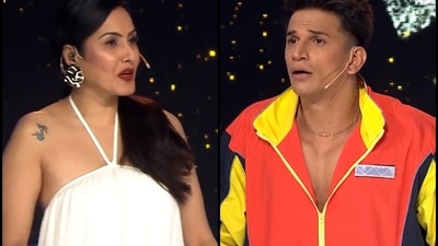 Kamya Panjabi and Prince Narula on Ladies Vs Gentlemen season two. Kamya Panjabi and Prince Narula on Ladies Vs Gentlemen season two.