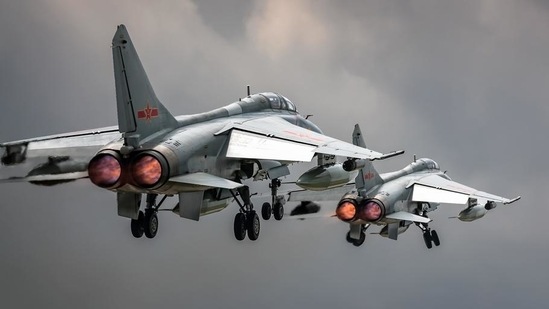 The number of aircraft sent into the ADIZ is one of the largest since early October. (Yang Pan/Xinhua/picture alliance) The number of aircraft sent into the ADIZ is one of the largest since early October. (Yang Pan/Xinhua/picture alliance)