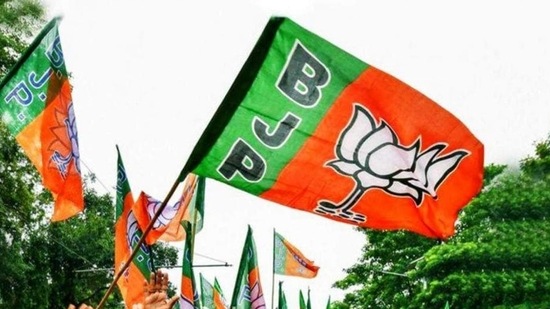 The BJP's national executive committee meeting was being held in hybrid manner for the first time since the coronavirus disease (Covid-19) pandemic struck the country in March last year.(File Photo) The BJP's national executive committee meeting was being held in hybrid manner for the first time since the coronavirus disease (Covid-19) pandemic struck the country in March last year.(File Photo)