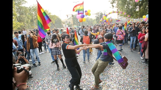 In a society where the Indian Psychiatric Association clarified only as recently as 2018 that homosexuality is not a mental illness, where there is as yet no explicit ban on unscientific “conversion” therapies and families can force LGBTQ children into an array of quack treatments, coming out can be daunting and, worse, downright dangerous. (HTPHOTO)