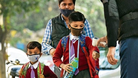 Schools in Delhi were allowed to resume in-person classes from November 1.