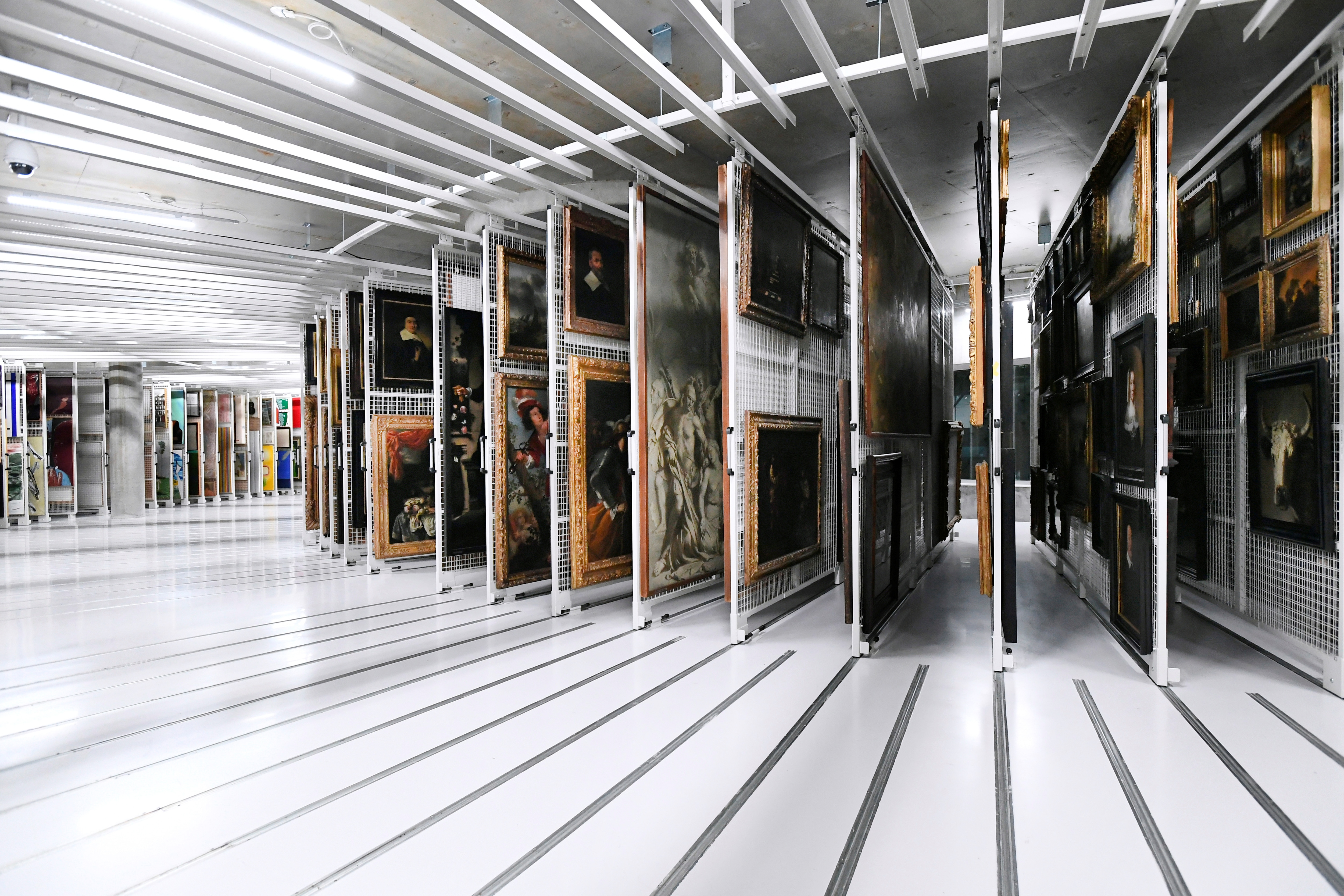 View of artwork as Dutch museum Boijmans Van Beuningen opens its "Depot", a striking new building to house the parts of its collection normally hidden from public view&nbsp; (REUTERS)