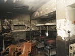 Four children died in a fire that broke out in the paediatric ward of Bhopal’s Kamala Nehru hospital on Monday evening.