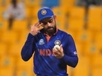 India's captain Virat Kohli holds the ball before handing it over to the next bowler during the Cricket Twenty20 World Cup match between India and Afghanistan in Abu Dhabi, UAE, Wednesday, Nov. 3, 2021. (AP) India's captain Virat Kohli holds the ball before handing it over to the next bowler during the Cricket Twenty20 World Cup match between India and Afghanistan in Abu Dhabi, UAE, Wednesday, Nov. 3, 2021. (AP)