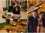 Indian cuisine served by chef Sami Udell at Priyanka Chopra and Nick Jonas's Diwali party.