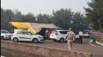 A special investigation team of Punjab Police heading for Rohtak’s Sunaria jail on Monday morning to question Dera Sacha Sauda chief Gurmeet Ram Rahim Singh. (HT Photo) A special investigation team of Punjab Police heading for Rohtak’s Sunaria jail on Monday morning to question Dera Sacha Sauda chief Gurmeet Ram Rahim Singh. (HT Photo)